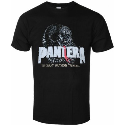 Tričko pánské Pantera Snake Logo Black Rock off PANTS27MB – Zboží Mobilmania