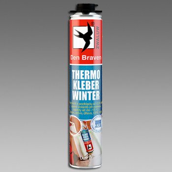 Den Braven Thermo Kleber Winter polyuretanová pěna 750g žluté