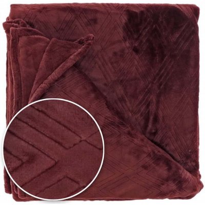 Unique Living heboučká deka Auke červená 150x200