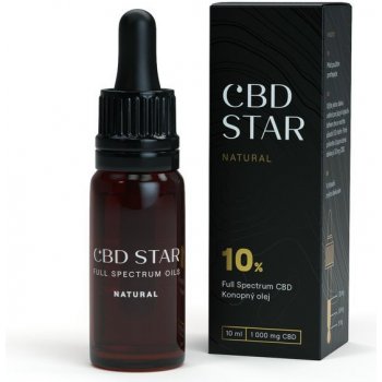 CBD Star Konopný CBD olej NATURAL 10% 10 ml