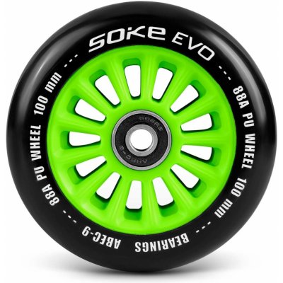 Soke 100 mm zelená 2 ks – Zboží Dáma