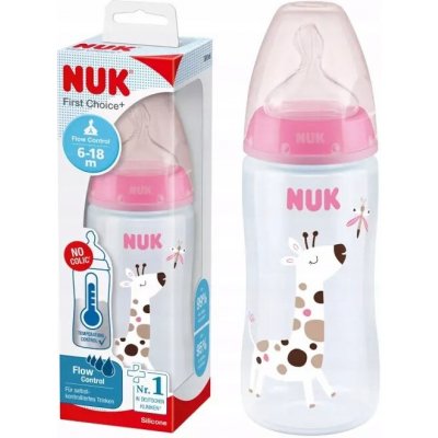 Nuk láhevs šedým potiskem 300 ml – Zboží Dáma