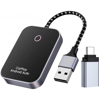 WG - Adaptér pro bezdrátové Apple CarPlay nebo Android Auto, černá - 12886 – Zboží Živě
