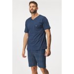 Cornette 329/249 Philip pánské pyžamo krátké modré – Zboží Dáma