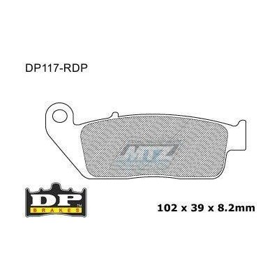 Destičky brzdové DP117-RDP DP Brakes - směs RDP X-RACE Titanium (dp117) DP117-RDP – Hledejceny.cz
