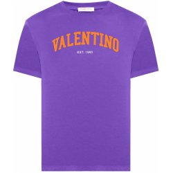 Valentino Logo Purple tričko fialová