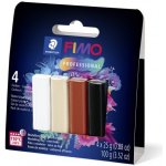 Staedtler FIMO professional sada 4 barvy 25 g NATURAL COLOURS – Zboží Dáma
