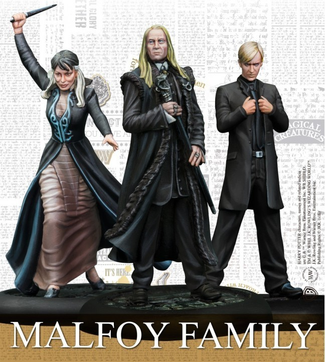 The Harry Potter Miniatures Adventure Game Malfoy Family