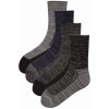 Pánské ponožky thermo bavlna SSM74 2 páry vícebarevná