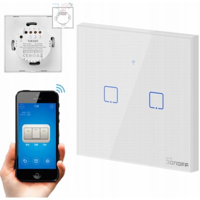 Sonoff T2 EU TX 2-kanálový – Zboží Mobilmania