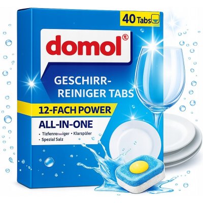 Domol Tablety do myčky all in1 40 ks – Hledejceny.cz