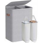 SongmicsHome Talia 170l světle šedý LCB813G01 – Zboží Dáma