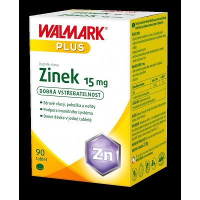 Walmark Zinek 15 mg 90 tablet