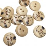 Knoflík dřevěný 15mm Snoopy – Zboží Dáma Knoflík dřevěný 15mm Snoopy – Zboží Dáma