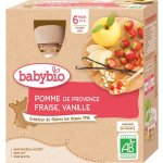 Babybio kapsička Jablko jahoda vanilka 4 x 90 g – Hledejceny.cz