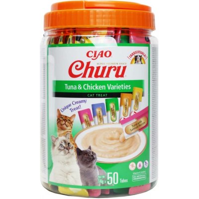 Churu Cat Diet Purée Tuna & Chicken 50 x 14 g – Hledejceny.cz