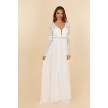 L&L svatební šaty Boho bílé
