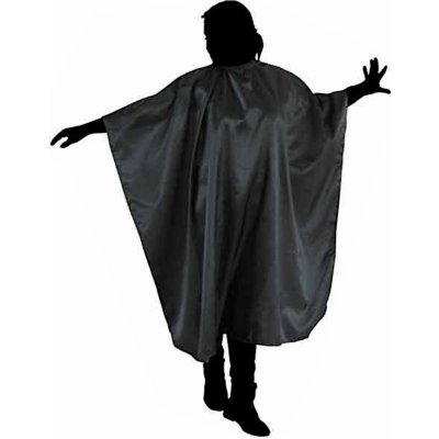 Duko 599 Kadeřnická pláštěnka na stříhání vlasů 125x150 cm černá, suchý zip – Zboží Dáma