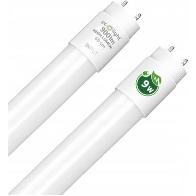 ECOLIGHT LED trubice T8 9W 60cm studená bílá EC79536 – Zboží Mobilmania
