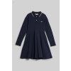 Gant Pique Spin Dress modrá