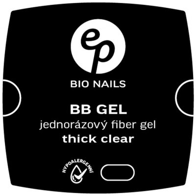 BIO nails BB Fiber THICK CLEAR jednofázový hypoalergenní gel 100 ml