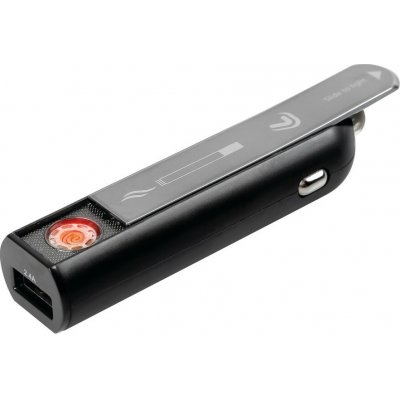 Lampa USB nabíječka do auta 2400 mA PLASMA USB s elektrickým zapalovačem – Zboží Mobilmania