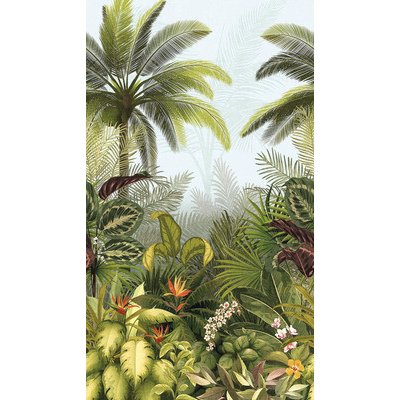 Grandeco JF6001 Fototapeta vliesová na zeď Palmy a tropické listy One roll, rozměry 159x280 cm – Zboží Mobilmania
