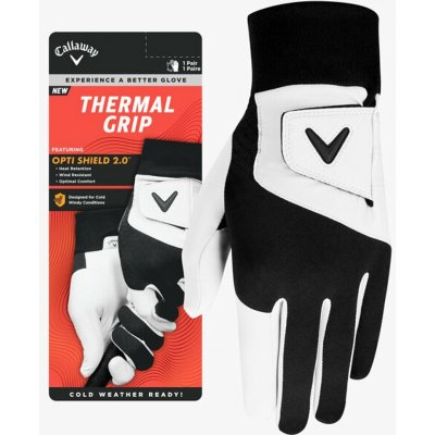 Callaway Thermal Grip Mens Golf Glove pár černá S – Hledejceny.cz