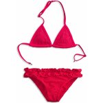 Dívčí plavky KNOT SO BAD KRAJKA tmavě růžové – Hledejceny.cz
