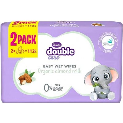 VIOLETA Vlhčené ubrousky 2 x 56 ks – Zboží Mobilmania