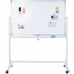 Mendler Tabule HWC-C85, magnetická tabule memo board pin board, mobilní rolovací včetně příslušenství 150 x 100 cm