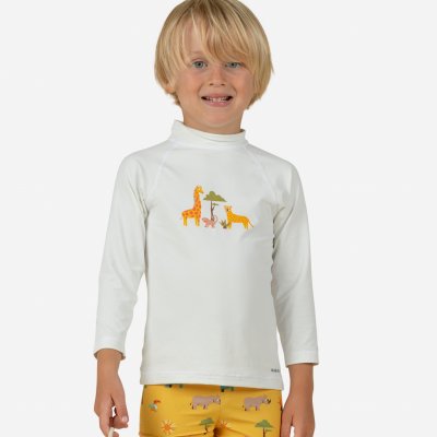 NABAIJI Dětské tričko s dlouhým rukávem s UV ochranou s potiskem savany – Zboží Mobilmania