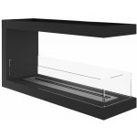 InFire Závěsný biokrb 100 x 50 x 30 cm černý – Zboží Dáma