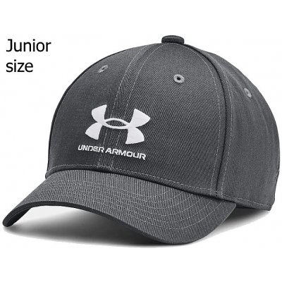 Under Armour Branded Lockup Adjustable Youth Gray/White