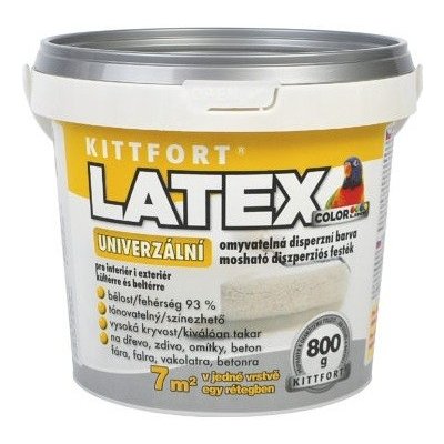 Het Latex Univerzální bílá latexová barva 800 g – Zboží Mobilmania