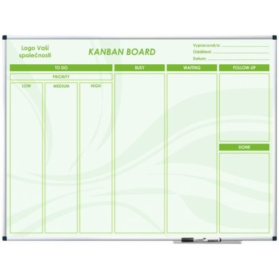 Legamaster Plánovací tabule KANBAN 120 x 90 cm – Zboží Mobilmania