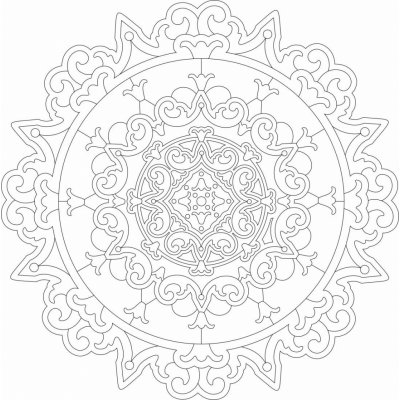 Radost v písku Šablona na pískování mandala 79 Velikost šablony: 21x21 cm – Zboží Dáma