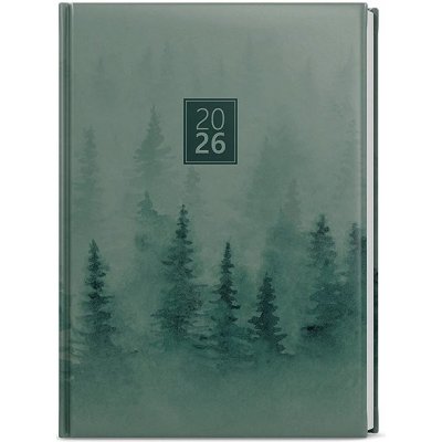 Baloušek TISK Lamino A5 týdenní 2026 Les – Zboží Dáma