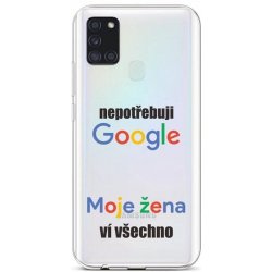 Pouzdro TopQ Samsung A21s silikon Google