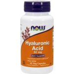 Now Foods Foods Hyaluronová kyselina s MSM 50 mg 60 rostlinných kapslí – Hledejceny.cz
