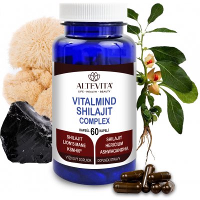 Altevita Vitalmind Shilajit Complex 60 kapslí – Hledejceny.cz