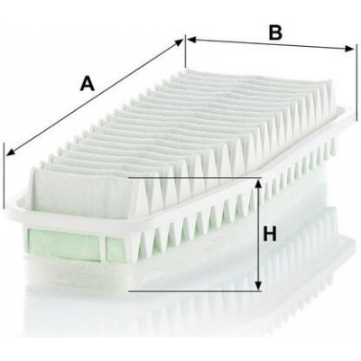 MANN-FILTER Vzduchový filtr MANN C3725 (MF C3725) – Hledejceny.cz