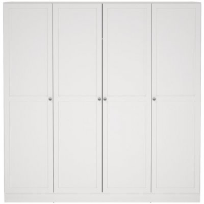 Tvilum Billund bílá 195,5 cm 200,1 cm 61,7 cm – Zboží Dáma