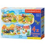 Castorland Roční období 4v1 8,12,15,20 dílků – Hledejceny.cz