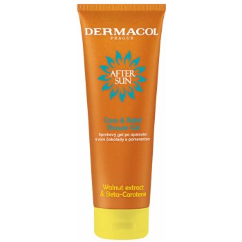 Dermacol Sun After Sun sprchový gel po opalování s vůní čokolády a pomeranče 250 ml
