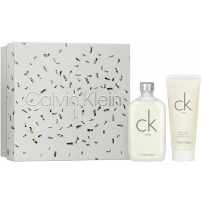Calvin Klein CK One EDT 200 ml + tělové mléko 200 ml dárková sada – Zboží Mobilmania