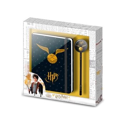 Poznámkový blok s perom Harry Potter: Krídla Ohnivej strely