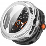 VSECHNONAMOBIL 117371 PC FULL COVER Plastový kryt se sklem pro Samsung Galaxy Watch8 Classic 46mm stříbrný – Hledejceny.cz