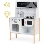 Eco Toys Dětská dřevěnákuchyňka se světelnými a zvukovými efekty PLK537 – Sleviste.cz