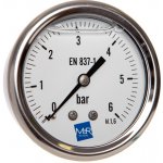 PREMATLAK manometr P300 / 358 G 0/6bar, G1/4B zadní přip. + glycerinové plnění – Sleviste.cz